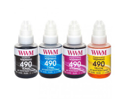 Комплект чорнил WWM Canon G1400/ G2400/ G3400, 4x140 мл (C490SET4) Комплект чорнил WWM Canon G1400/ G2400/ G3400, 4x140 мл (C490SET4)