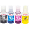 Комплект чорнил WWM Epson L3100/ L3110/ L3150, 4 x 140 мл (E103SET4)