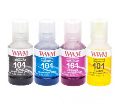 Комплект чорнил WWM Epson L4150/ L4160, 4 x 140 мл (E101SET4)