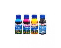 Комплект чорнил WWM Epson L605/ L4150/ L1455, 3 x 100 мл E64 + 1 x 100 мл E26 (E26/ 64SET4-2)