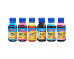 Комплект чорнил WWM Epson L800/ L805/ L810/ L850/ L1800, 6x140 мл, водорозчинні (E673SET6)