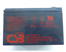 Батарея для ДБЖ 12В 9Ач CSB (HR1234WF2) Батарея для ДБЖ 12В 9Ач CSB (HR1234WF2)