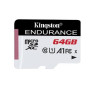 Карта пам`яті microSDXC, 64Gb,Class10 UHS-I U1 A1,Kingston High Endurance,без адаптера,(SDCE/ 64GB)