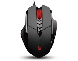 Мышь A4Tech V7MA Activated Black, Optical, USB, 3200 dpi, Bloody, metal feet, подсветка
