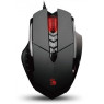 Мышь A4Tech V7MA Activated Black, Optical, USB, 3200 dpi, Bloody, metal feet, подсветка