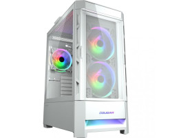 Корпус Cougar Duoface RGB White, без БЖ, ATX /  Micro ATX /  Mini ITX, USB 3.0 x2, USB 2.0 x1, RGB під
