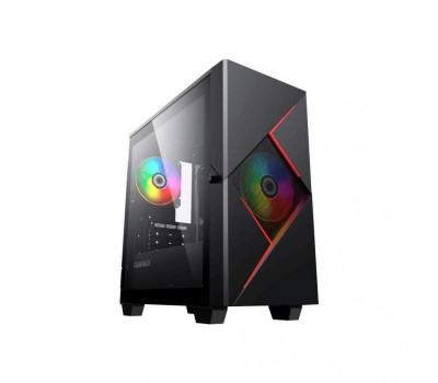 Корпус GameMax Cyclops BR Black, без БЖ, Mini Tower