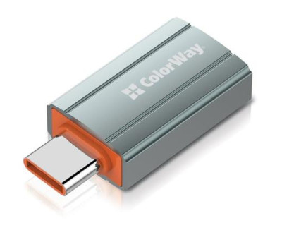 Переходник USB 2.0 > Type-C ColorWay CCW-AD-AC (Type-C-папа/  USB 2.0 - мама)