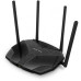 Роутер Mercusys MR80X Wi-Fi 802.11ax, 2976Mb, 3 LAN 10/ 100/ 1000Mb, Wi-Fi 6