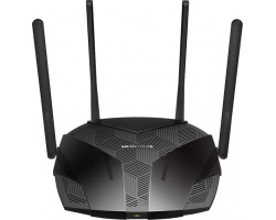 Роутер Mercusys MR80X Wi-Fi 802.11ax, 2976Mb, 3 LAN 10/ 100/ 1000Mb, Wi-Fi 6