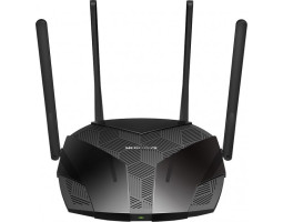 Роутер Mercusys MR80X Wi-Fi 802.11ax, 2976Mb, 3 LAN 10/ 100/ 1000Mb, Wi-Fi 6