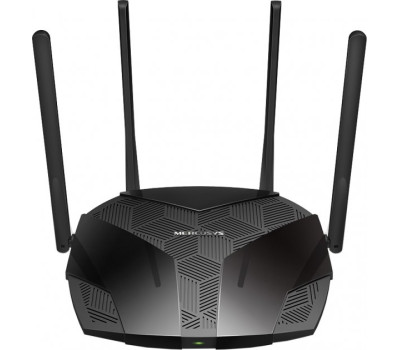 Роутер Mercusys MR80X Wi-Fi 802.11ax, 2976Mb, 3 LAN 10/ 100/ 1000Mb, Wi-Fi 6 Роутер Mercusys MR80X Wi-Fi 802.11ax, 2976Mb, 3 LAN 10/ 100/ 1000Mb, Wi-Fi 6