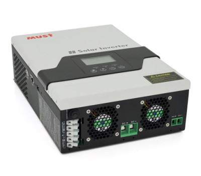 ИБП Must PV18-1012VPM, 1000W, 12V, гибридный инвертор, ток заряда 0-70A, 160-275V, MPPT (60А, 105 Vd