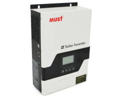 ИБП Must PV18-1012VPM, 1000W, 12V, гибридный инвертор, ток заряда 0-70A, 160-275V, MPPT (60А, 105 Vd