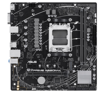 Материнська плата AM5 Asus PRIME A620M-K, MicroATX