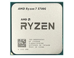 Процесор AMD (AM4) Ryzen 7 5700G, Tray, 8x3.8 GHz (Turbo Boost 4.6 GHz), Radeon Vega (100-000000263) Процесор AMD (AM4) Ryzen 7 5700G, Tray, 8x3.8 GHz (Turbo Boost 4.6 GHz), Radeon Vega (100-000000263)