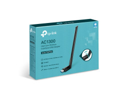 Сетевая карта USB TP-Link Archer T3U Plus, Black, 5GHz /  2.4GHz, AC1300 (867 /  400 Мбит/ с), USB 