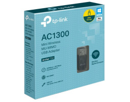 Сетевая карта USB TP-LINK Archer T3U, Black, 5GHz/ 2.4GHz, AC1300 (867/ 400 Мбіт/ с), USB 3.0