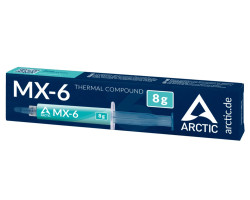 Термопаста Arctic MX-6, 8 г, шприц, 7.5 Вт/ мК, -50°C /  +150°C (ACTCP00081A)-foto2