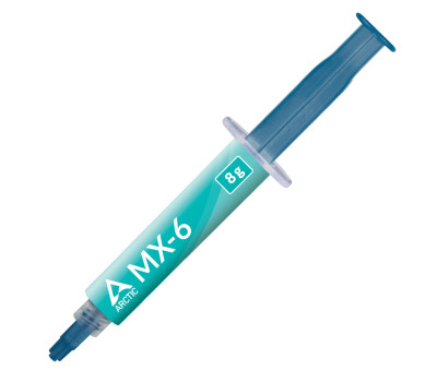 Термопаста Arctic MX-6, 8 г, шприц, 7.5 Вт/ мК, -50°C / +150°C (ACTCP00081A) Термопаста Arctic MX-6, 8 г, шприц, 7.5 Вт/ мК, -50°C / +150°C (ACTCP00081A)