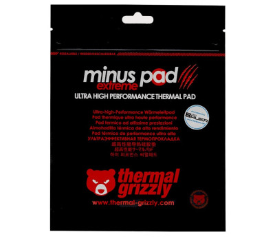 Термопрокладка Thermal Grizzly Minus Pad Extreme, 22 Вт/ мК, 12х2 см, 1.5 мм (TG-MPE-120-20-15-R)