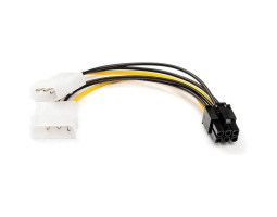 Переходник питания 6pin to 2molex для ВИДЕОКАРТ Переходник питания 6pin to 2molex для ВИДЕОКАРТ
