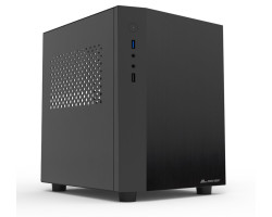 Корпус ALmordor Solar 210 SFF Black, без БЖ, для Mini ITX, 1xUSB 2.0, 1xUSB 3.0, макс. CPU - 85 мм / 