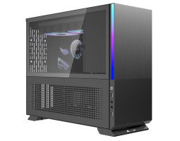 Корпус ALmordor Sparkle 170M Matx Black, без БЖ, Mini Tower, для Micro ATX /  Mini ITX, 2xUSB 3.0, ма