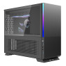 Корпус ALmordor Sparkle 170M Matx Black, без БЖ, Mini Tower, для Micro ATX /  Mini ITX, 2xUSB 3.0, ма