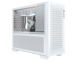 Корпус ALmordor Sparkle 170M Matx Lite White, без БЖ, Mini Tower, для Micro ATX /  Mini ITX, 2xUSB 3.