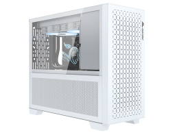 Корпус ALmordor Sparkle 170M Matx Lite White, без БЖ, Mini Tower, для Micro ATX /  Mini ITX, 2xUSB 3.