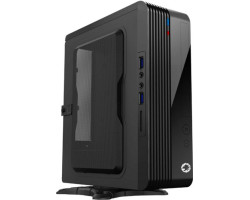 Корпус GameMax ST-103-2U3 Black, 300 Вт, Mini ITX, 2хUSB 3.0, 217x80x235 мм, 1.9 кг (ST103-2U3-300W)