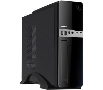 Корпус GameMax ST-607 Black, 300 Вт, Micro ATX /  Mini ITX, 2xUSB 2.0, 1x80 мм
