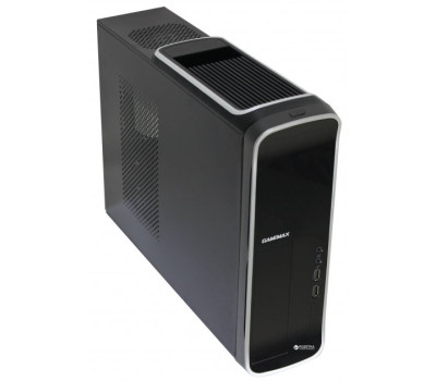 Корпус GameMax ST-610G Black, 300 Вт, Micro ATX /  Mini ITX, 2xUSB 2.0, 1x80 мм
