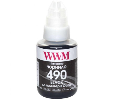 Чернила WWM Canon G1400/ G2400/ G3400, Black, 140 мл, пигментное (C490BP) Чернила WWM Canon G1400/ G2400/ G3400, Black, 140 мл, пигментное (C490BP)