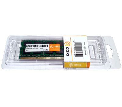 Пам`ять SO-DIMM, DDR3, 4Gb, 1600 MHz, Atria, 1.5V (UAT31600CL11SK1/ 4) Пам`ять SO-DIMM, DDR3, 4Gb, 1600 MHz, Atria, 1.5V (UAT31600CL11SK1/ 4)