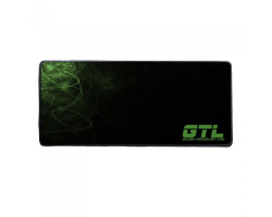 Коврик GTL Gaming XL, Black-Green 1, 590х300х3 мм, антискользящая основа, защита от влаги