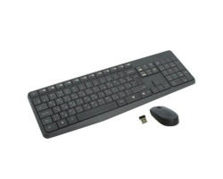 Комплект Logitech Wireless Desktop MK235 Grey USB (клавиатура + мышь) (920-007931)