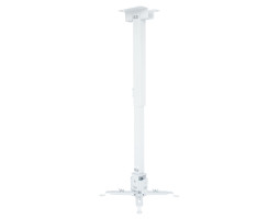 Кріплення для проектора Walfix PB-17W White, навантаження до 20 кг, обертання на 20°, нахил 15°, отс