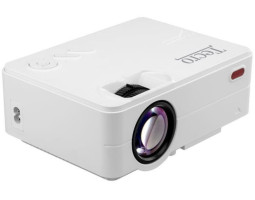 Проектор Tecro PJ-1015, LCD, 1500::1, 1500 lm, 800x480, HDMI, VGA, USB, AV, SD