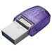 USB 3.2 Flash Drive 256Gb Kingston DataTraveler microDuo 3C Type-A/ Type-C, 200Mb/ s (DTDUO3CG3/ 256GB)