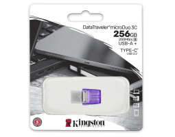 USB 3.2 Flash Drive 256Gb Kingston DataTraveler microDuo 3C Type-A/ Type-C, 200Mb/ s (DTDUO3CG3/ 256GB)-foto2
