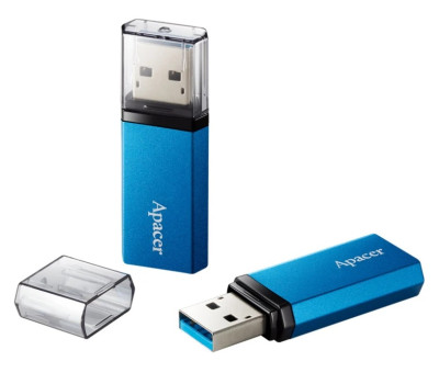 USB 3.2 Flash Drive 64Gb Apacer AH25C, Blue (AP64GAH25CU-1) USB 3.2 Flash Drive 64Gb Apacer AH25C, Blue (AP64GAH25CU-1)