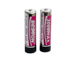 Акумулятор 18650, 3000 mAh, Beston, 2 шт, Li-ion, Bulk (AAB1848)-foto2