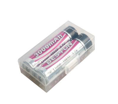 Акумулятор 18650, 3000 mAh, Beston, 2 шт, Li-ion, Bulk (AAB1848)