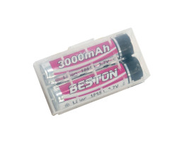 Акумулятор 18650, 3000 mAh, Beston, 2 шт, Li-ion, Bulk (AAB1848)