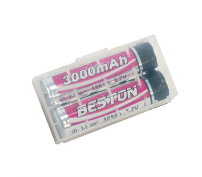 Акумулятор 18650, 3000 mAh, Beston, 2 шт, Li-ion, Bulk (AAB1848)