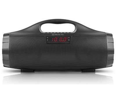 Колонка портативна 2.0 REAL-EL X-731 Black, 2 x 9 Вт пластиковий корпус, Bluetooth