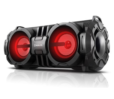 Колонка портативна 2.0 REAL-EL X-737 Black, 2 x 14 Вт, пластиковий корпус, Bluetooth Колонка портативна 2.0 REAL-EL X-737 Black, 2 x 14 Вт, пластиковий корпус, Bluetooth