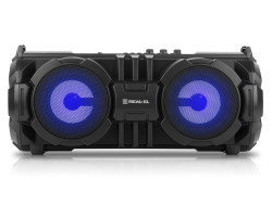 Колонка портативна 2.0 REAL-EL X-737 Black, 2 x 14 Вт, пластиковий корпус, Bluetooth-foto3